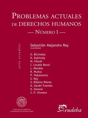 cover image of Problemas actuales de derechos humanos. Número I